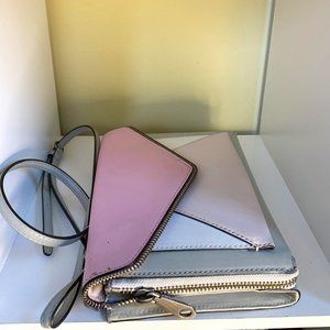Pink & White Crossbody Bag